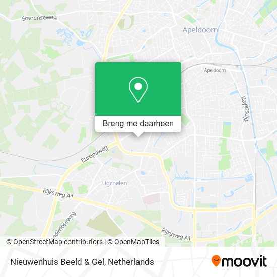 Nieuwenhuis Beeld & Gel kaart