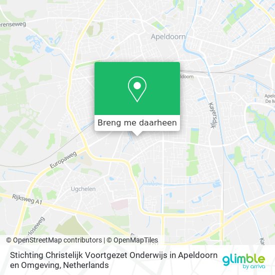 Stichting Christelijk Voortgezet Onderwijs in Apeldoorn en Omgeving kaart