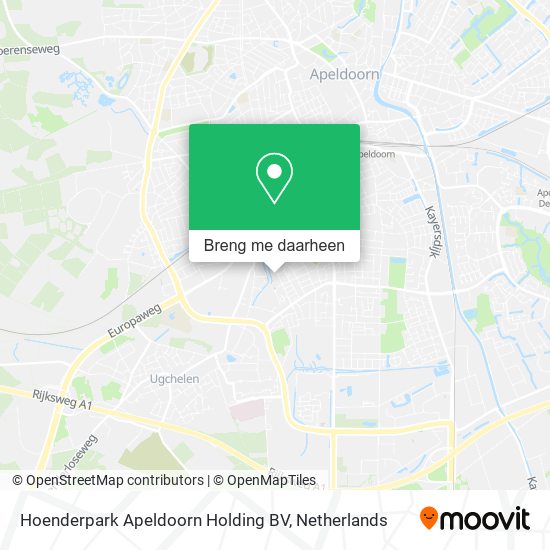 Hoenderpark Apeldoorn Holding BV kaart