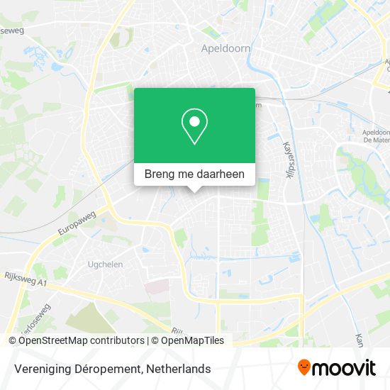 Vereniging Déropement kaart