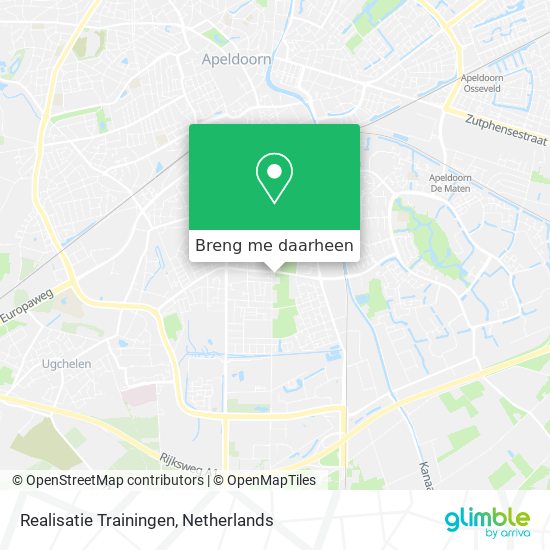 Realisatie Trainingen kaart