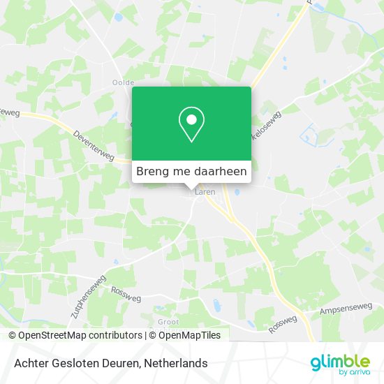 Achter Gesloten Deuren kaart