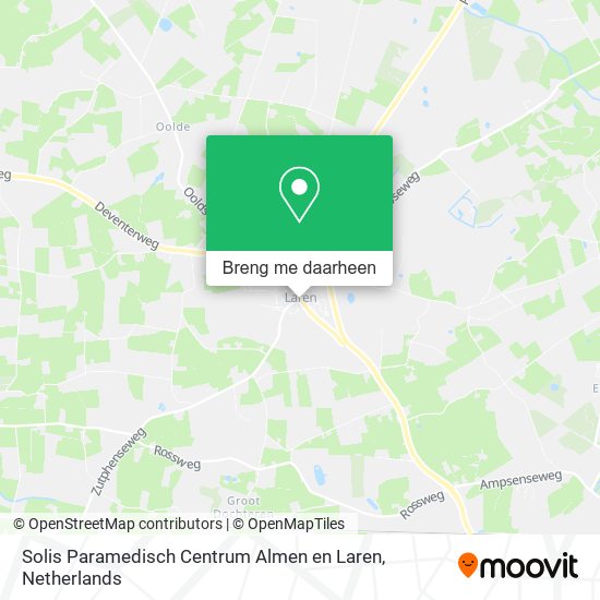 Solis Paramedisch Centrum Almen en Laren kaart
