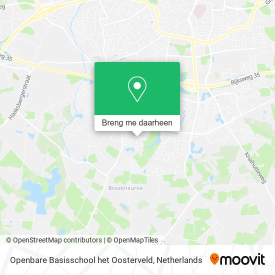 Openbare Basisschool het Oosterveld kaart