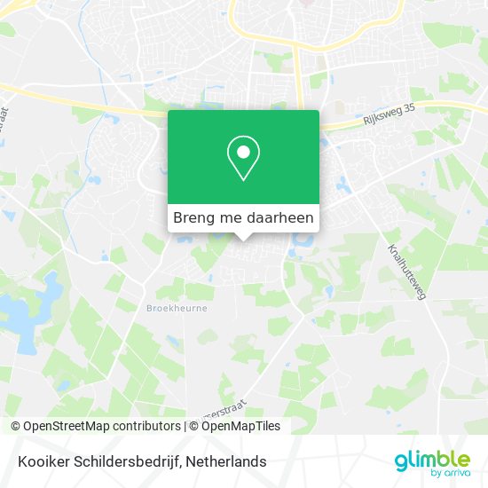 Kooiker Schildersbedrijf kaart