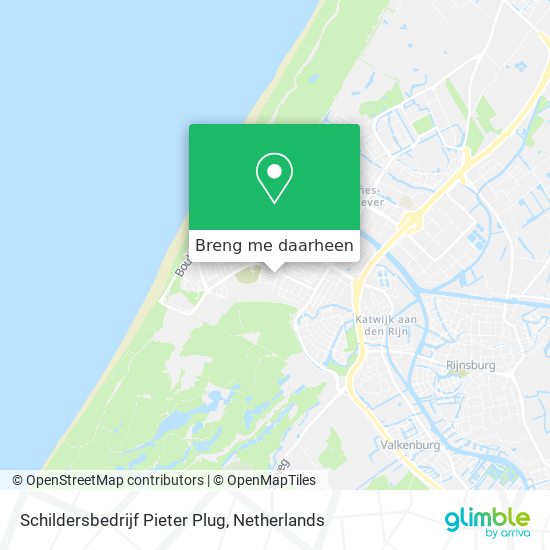 Schildersbedrijf Pieter Plug kaart