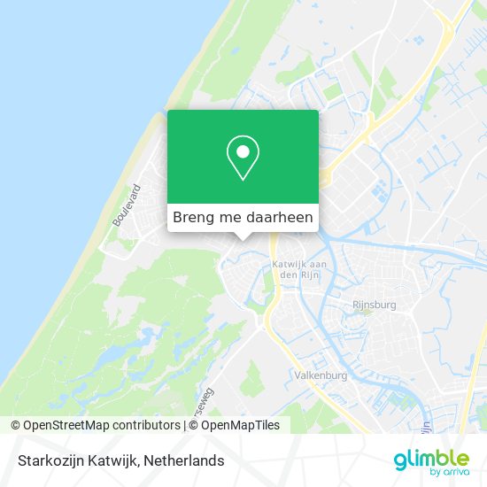 Starkozijn Katwijk kaart