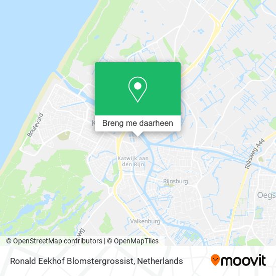 Ronald Eekhof Blomstergrossist kaart