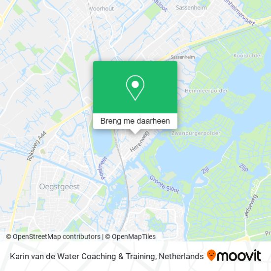 Karin van de Water Coaching & Training kaart