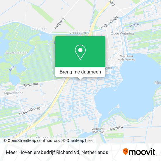 Meer Hoveniersbedrijf Richard vd kaart