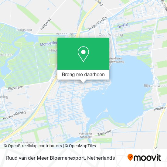 Ruud van der Meer Bloemenexport kaart