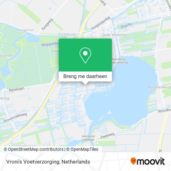 Vroni's Voetverzorging kaart