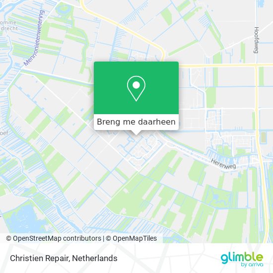 Christien Repair kaart