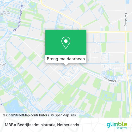 MBBA Bedrijfsadministratie kaart