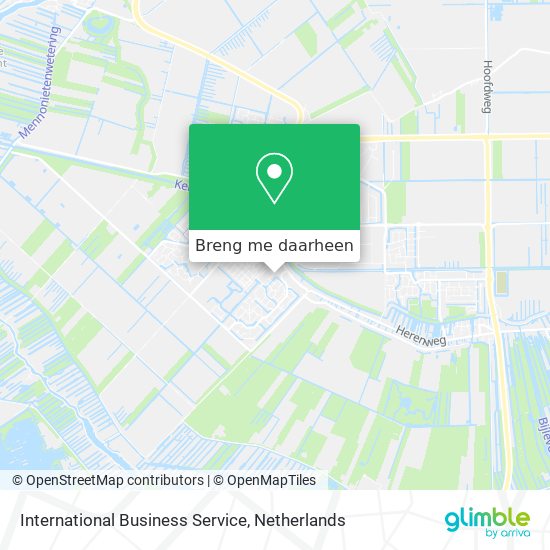 International Business Service kaart