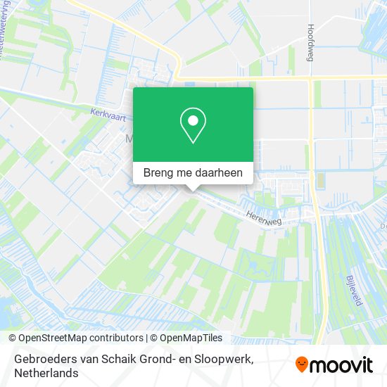 Gebroeders van Schaik Grond- en Sloopwerk kaart