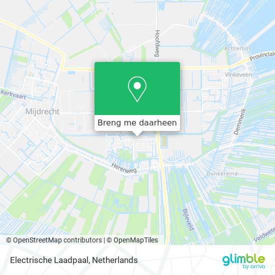 Electrische Laadpaal kaart