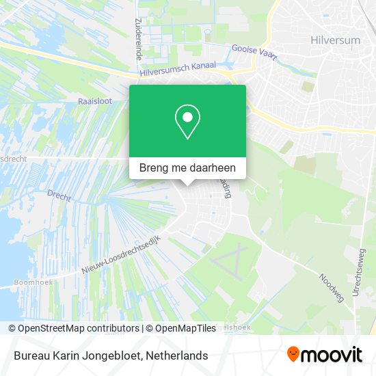 Bureau Karin Jongebloet kaart