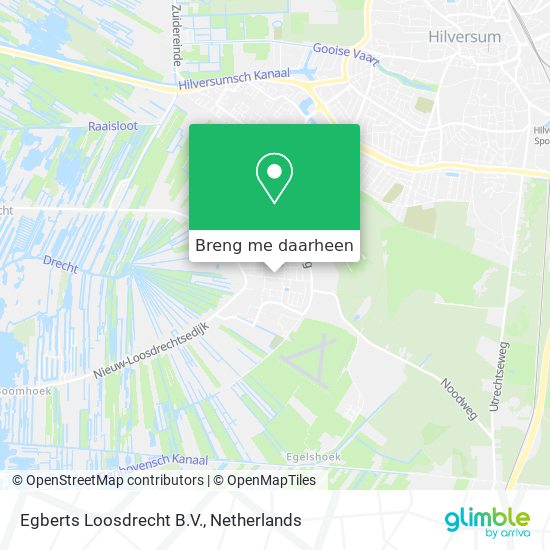 Egberts Loosdrecht B.V. kaart