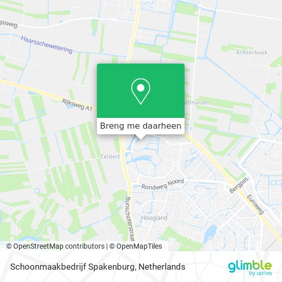 Schoonmaakbedrijf Spakenburg kaart