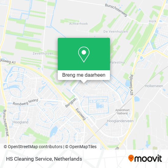 HS Cleaning Service kaart