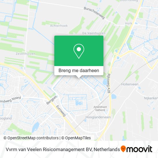 Vvrm van Veelen Risicomanagement BV kaart