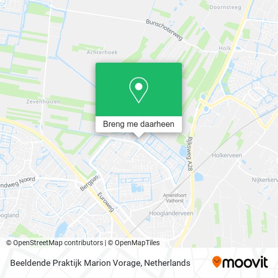 Beeldende Praktijk Marion Vorage kaart