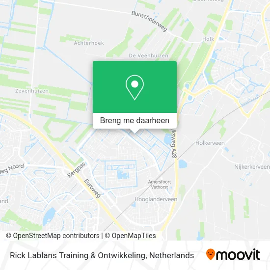 Rick Lablans Training & Ontwikkeling kaart