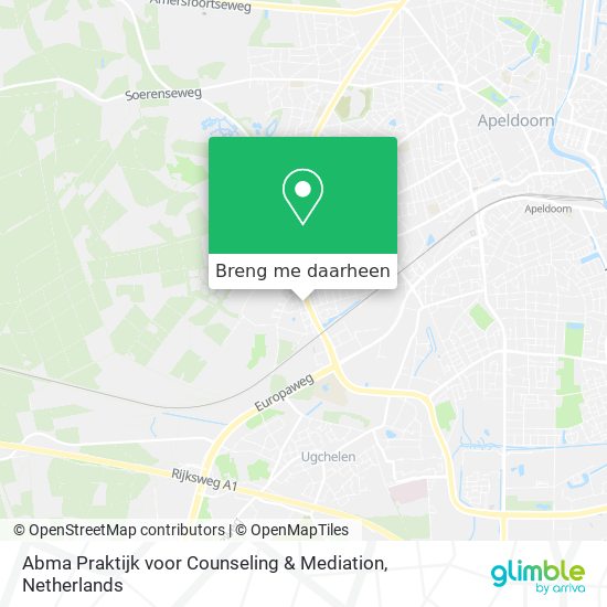 Abma Praktijk voor Counseling & Mediation kaart