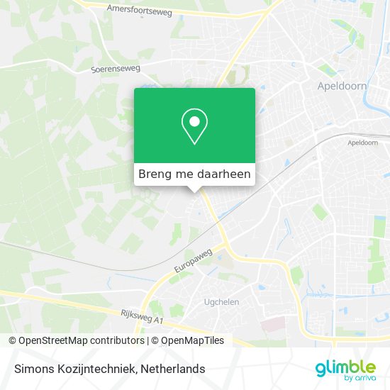 Simons Kozijntechniek kaart