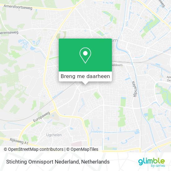 Stichting Omnisport Nederland kaart