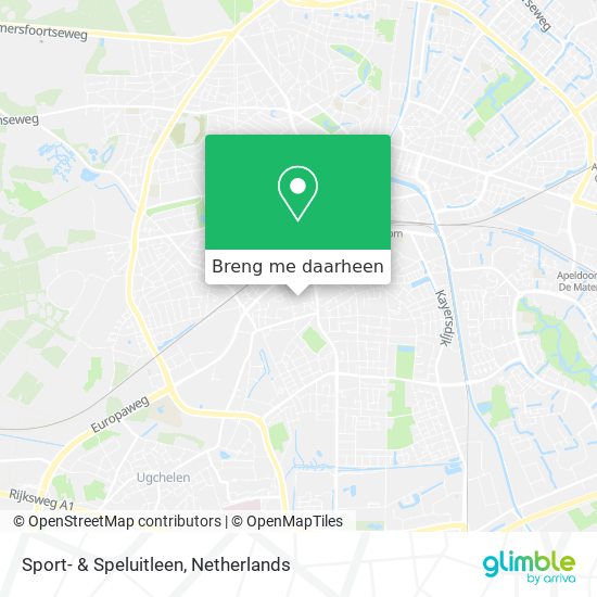 Sport- & Speluitleen kaart