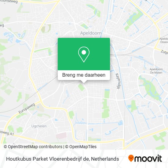 Houtkubus Parket Vloerenbedrijf de kaart