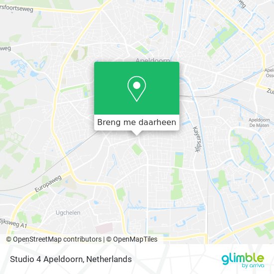 Studio 4 Apeldoorn kaart