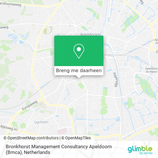 Bronkhorst Management Consultancy Apeldoorn (Bmca) kaart