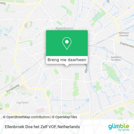 Ellenbroek Doe het Zelf VOF kaart