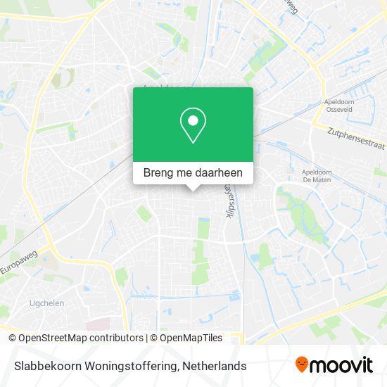 Slabbekoorn Woningstoffering kaart