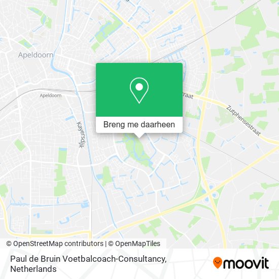 Paul de Bruin Voetbalcoach-Consultancy kaart