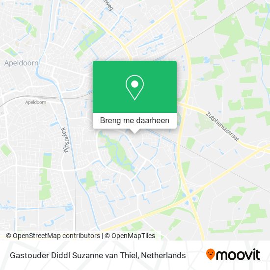 Gastouder Diddl Suzanne van Thiel kaart