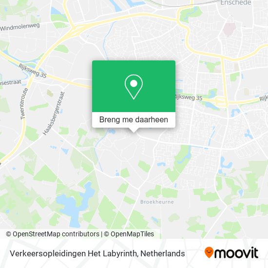 Verkeersopleidingen Het Labyrinth kaart