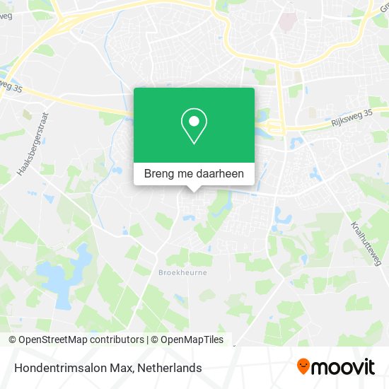 Hondentrimsalon Max kaart