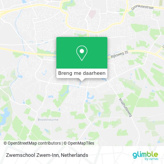 Zwemschool Zwem-Inn kaart