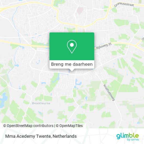 Mma Acedemy Twente kaart