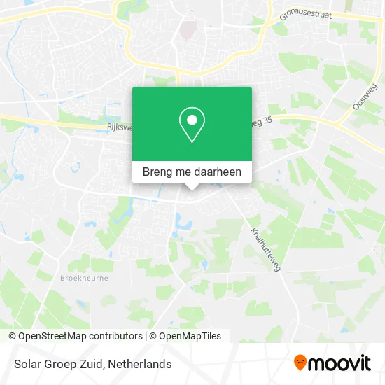 Solar Groep Zuid kaart