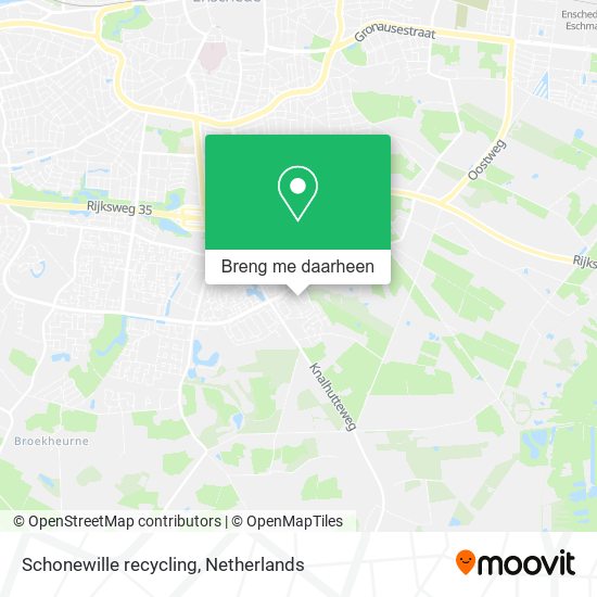 Schonewille recycling kaart