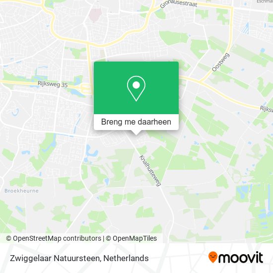 Zwiggelaar Natuursteen kaart