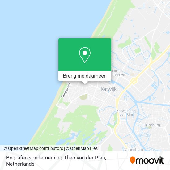 Begrafenisonderneming Theo van der Plas kaart