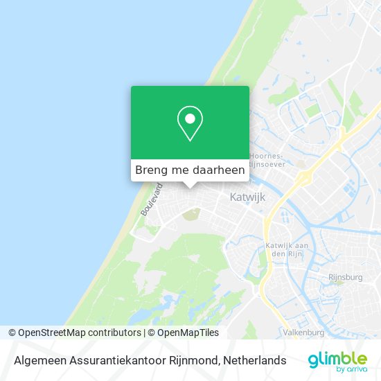 Algemeen Assurantiekantoor Rijnmond kaart