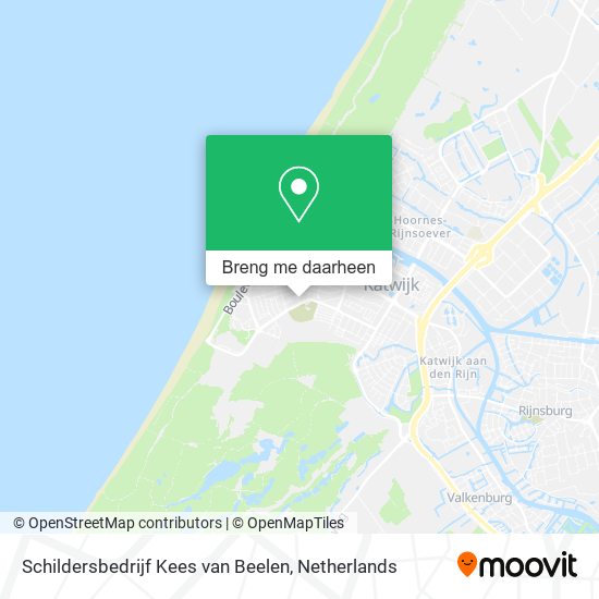 Schildersbedrijf Kees van Beelen kaart