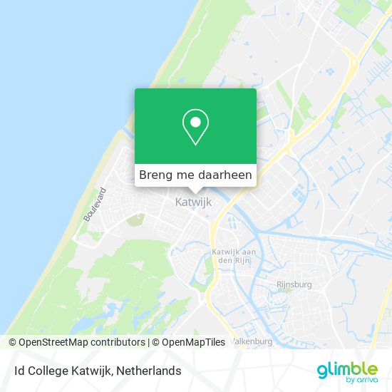 Id College Katwijk kaart